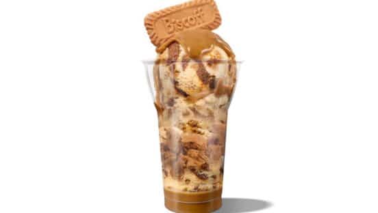 Biscoff Cookie Layered Sundae from Baskin-Robbins.