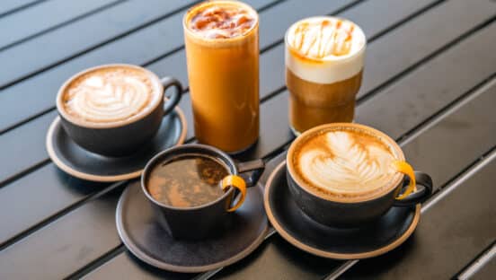 Beverages from Buzz & Bustle.