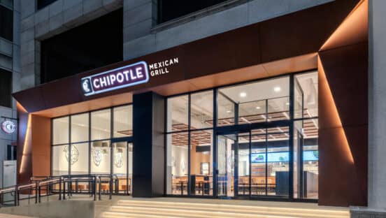 Chipotle exterior.