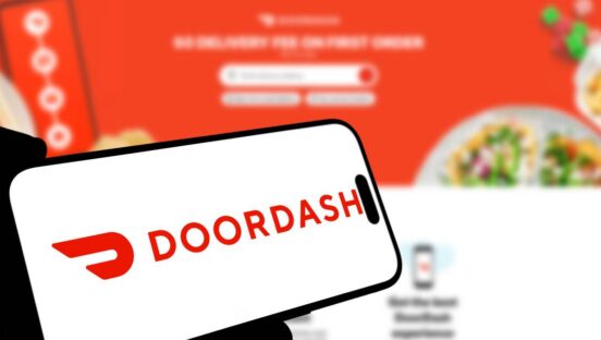 DoorDash stock photo.