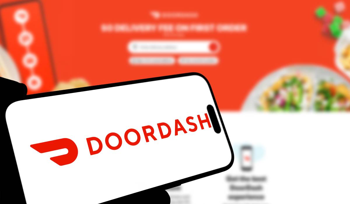 DoorDash stock photo.