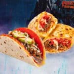 Graphic for Fuzzy's Taco Shop's Halloween menu.