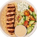 gusto! salmon bowl.