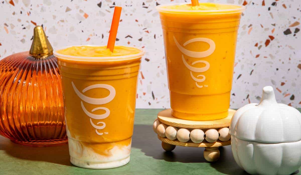 Jamba's pumpkin beverages.