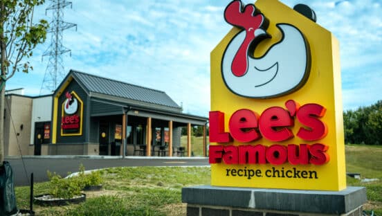 Lee's Famous Recipe Chicken restaurant.