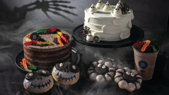 Paris Baguette's Halloween menu.