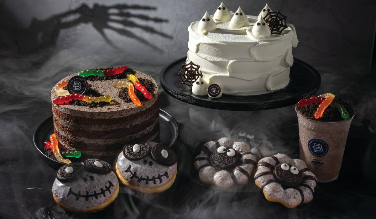 Paris Baguette's Halloween menu.