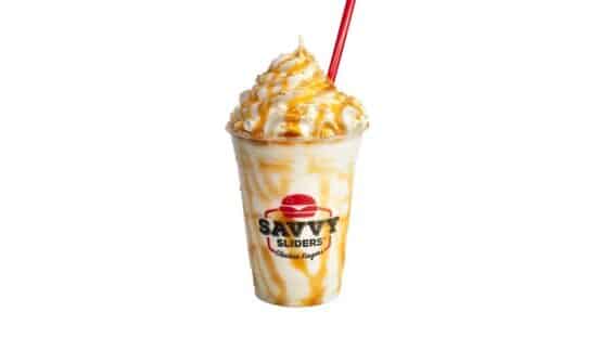 Savvy Sliders and 5-hour energy Caramel Apple drink.