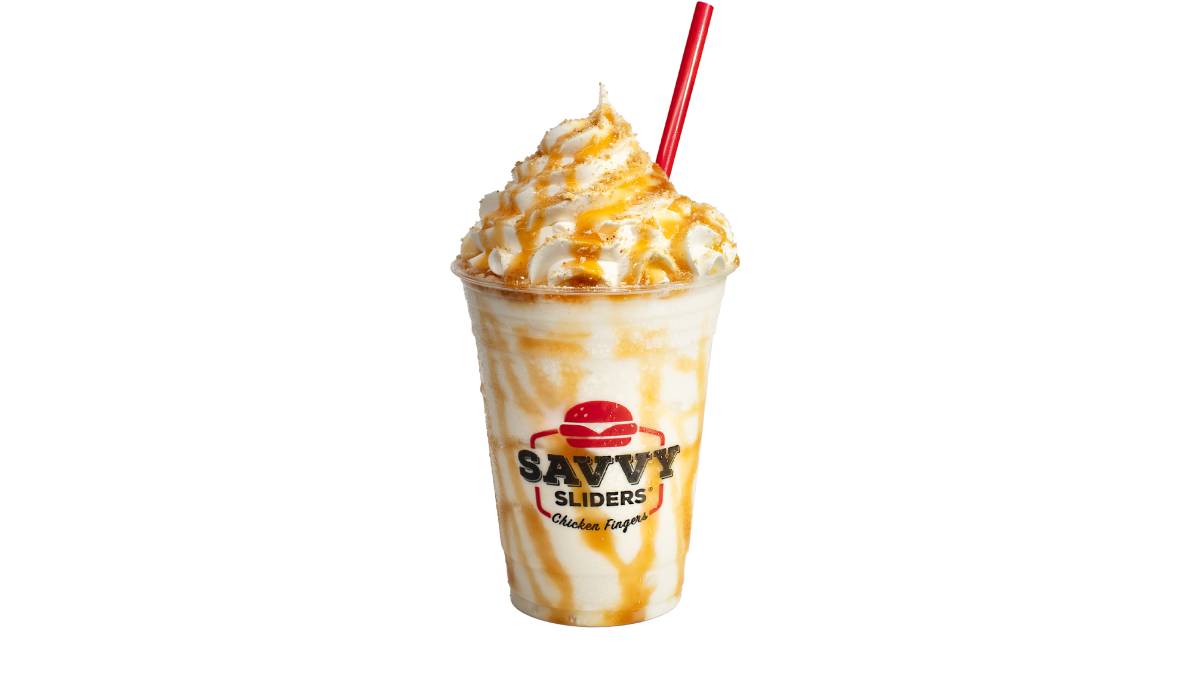 Savvy Sliders and 5-hour energy Caramel Apple drink.