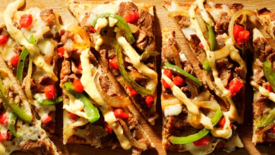 Philly Cheesesteak from Schlotzsky's.