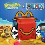 Happy Meals with SpongeBob and One Piece.
