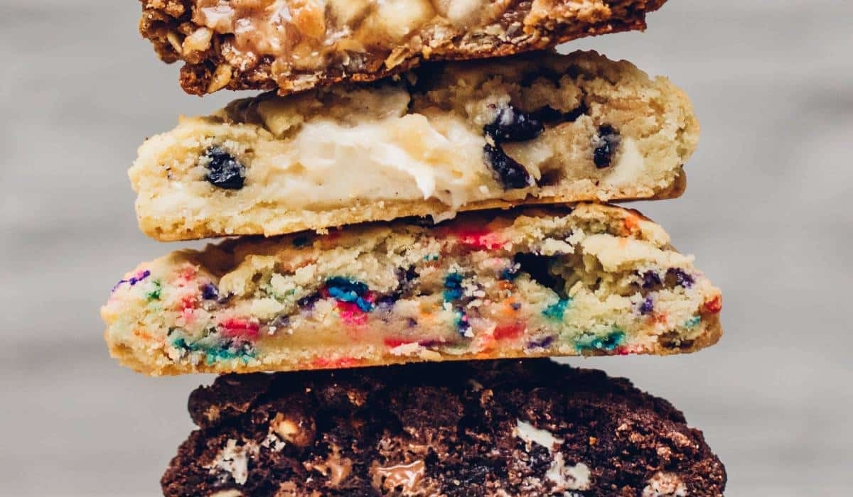 Cookie stack from Chip City Cookies.