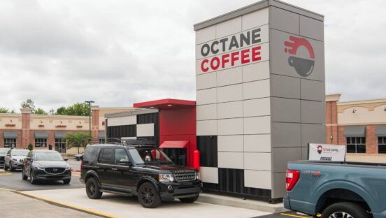 Octane’s store is a prefabricated 30-foot shipping container.