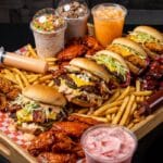 Secret Burger Kitchen food.