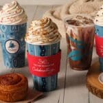 Holiday menu from Caribou Coffee.