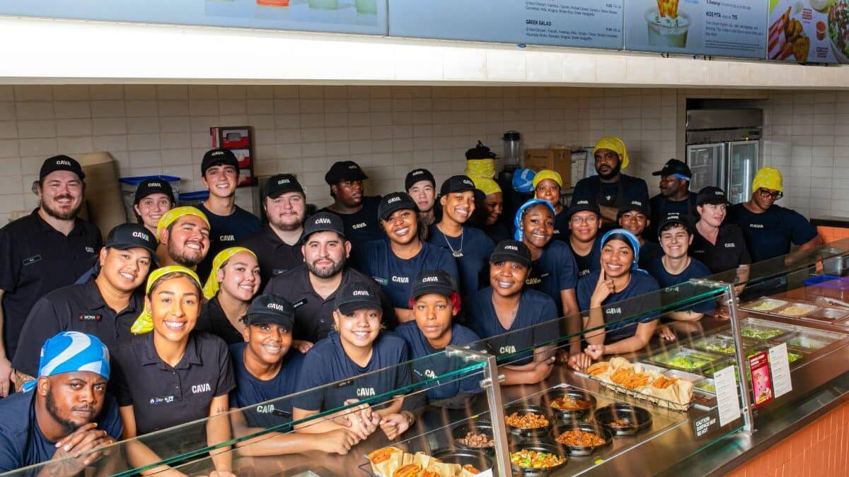 CAVA employees.
