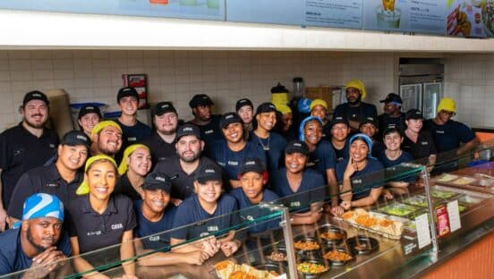 CAVA employees.