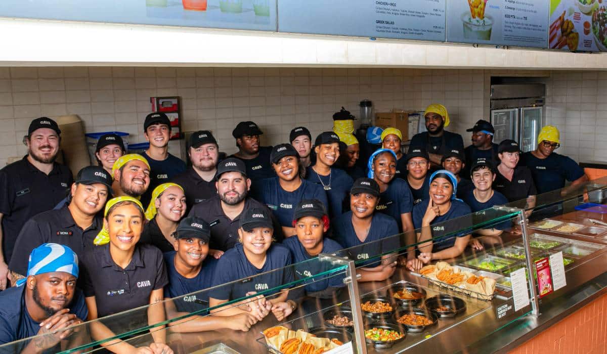 CAVA employees.