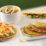 Taco Cabana's Chicken Poblano platform.