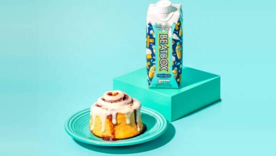Cinnabon and Beatbox partnership.