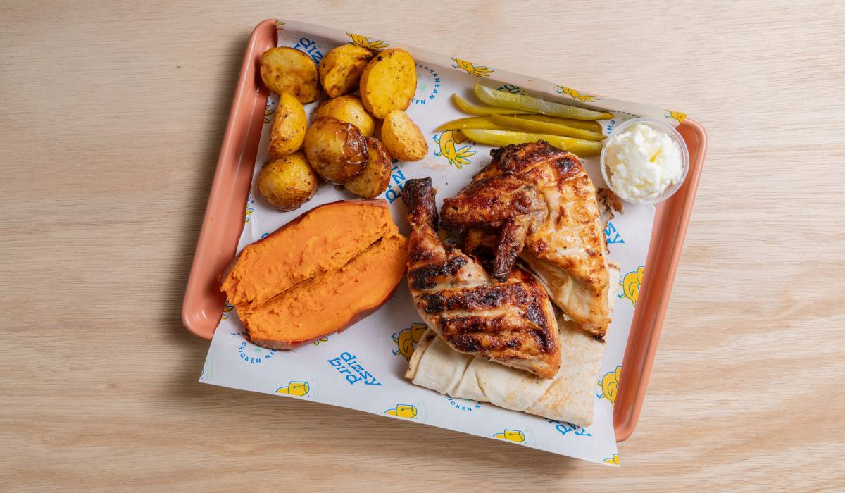 Food from Dizzy Bird.