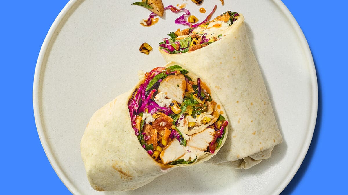 Just Salad's Clutch Wrap.
