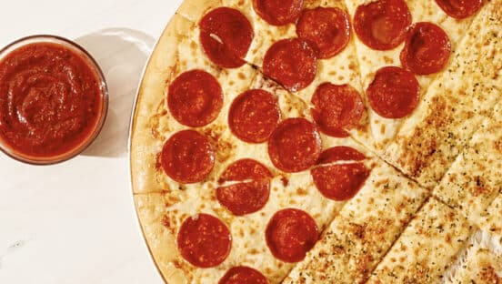 Pizza from Little Caesars.