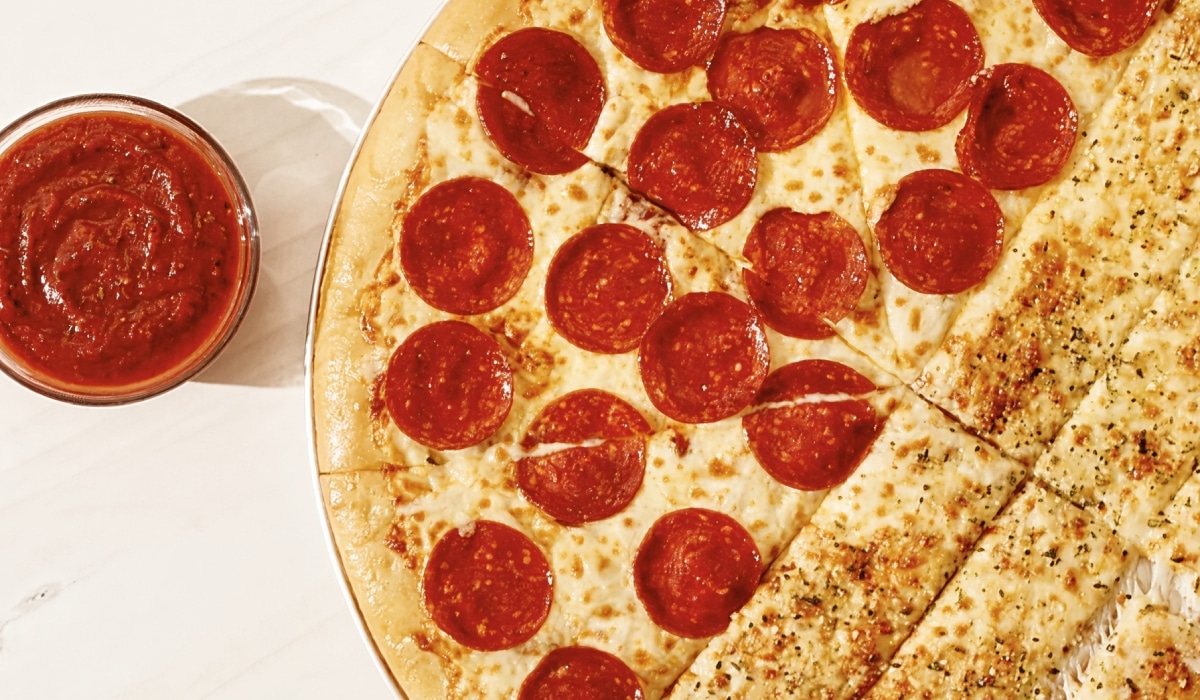 Pizza from Little Caesars.