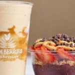 Cookie Butter Bowl and Cookie Blend Smoothie from Palm Berries.