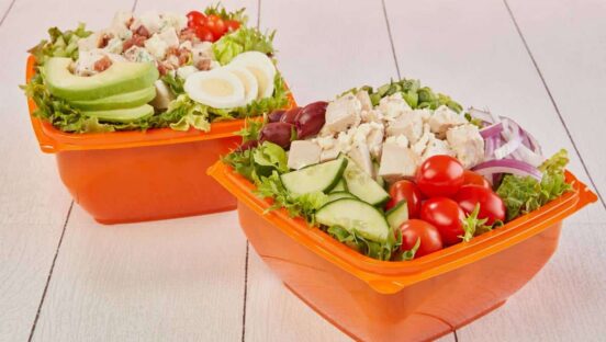 Food from Salad and Go.