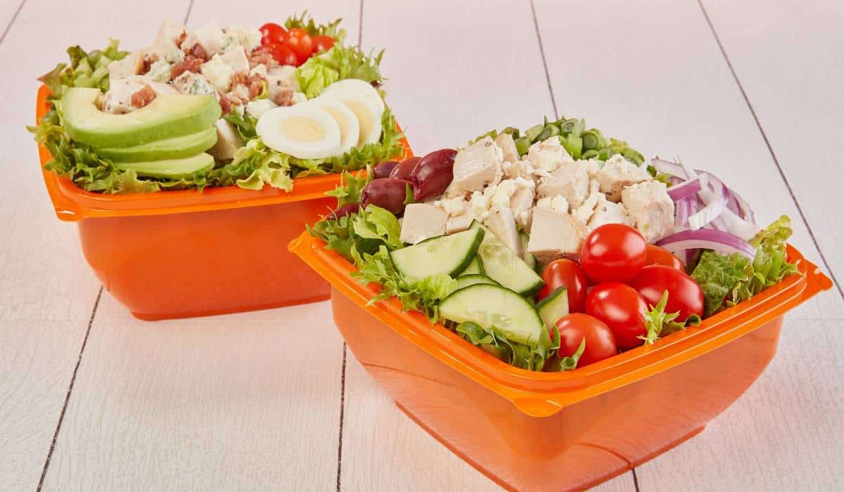 Food from Salad and Go.