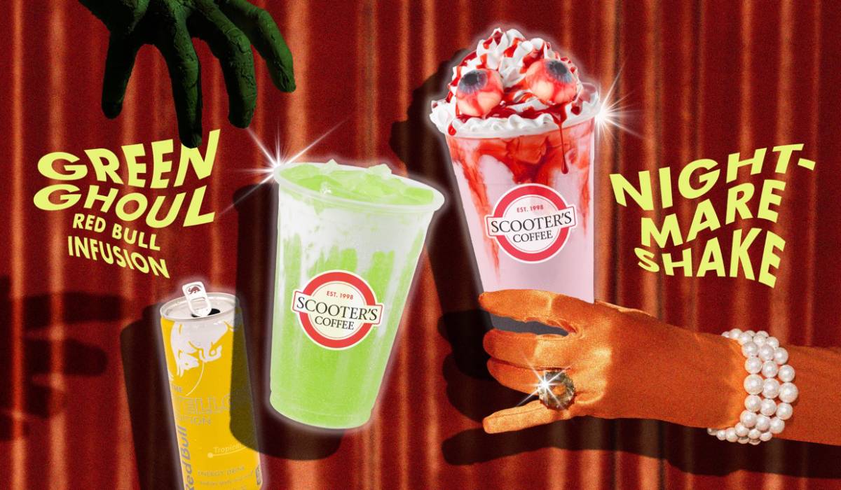 Scooter's Coffee drinks.