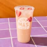 Strawberry Horchata beverage from Taco Bell.