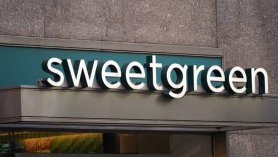 Sweetgreen signage.