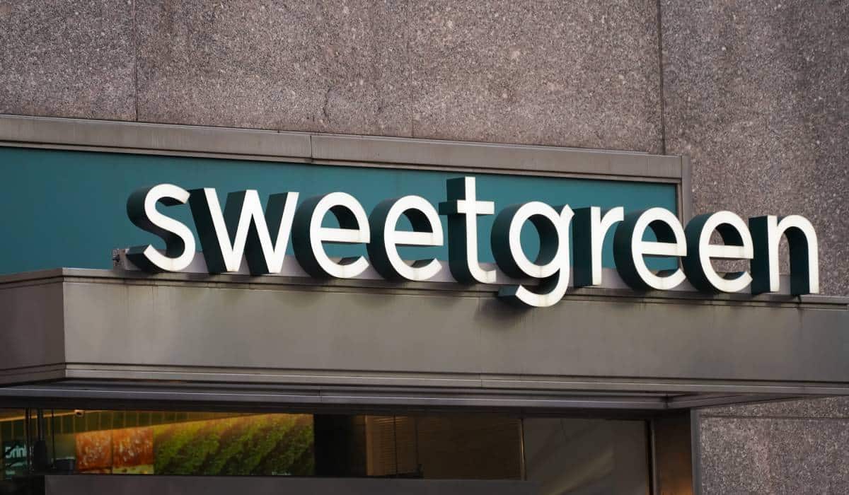 Sweetgreen signage.