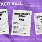 Taco Bell celebrity orders.