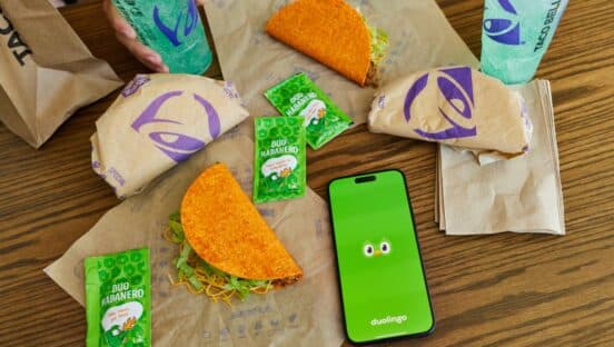 Taco Bell's new Duolingo sauces.