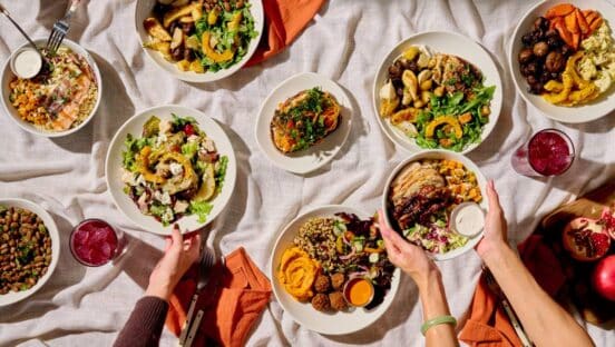 Fall/Winter menu items from Tender Greens.