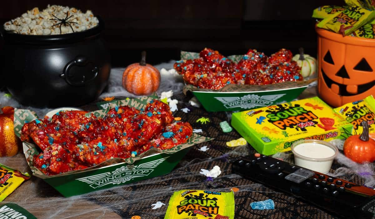 Sour Patch Kids glaze with Wingstop.
