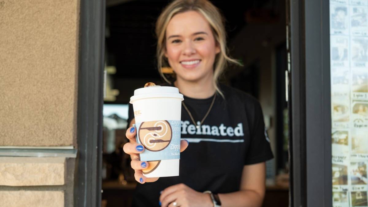 Ziggi's Coffee barista.