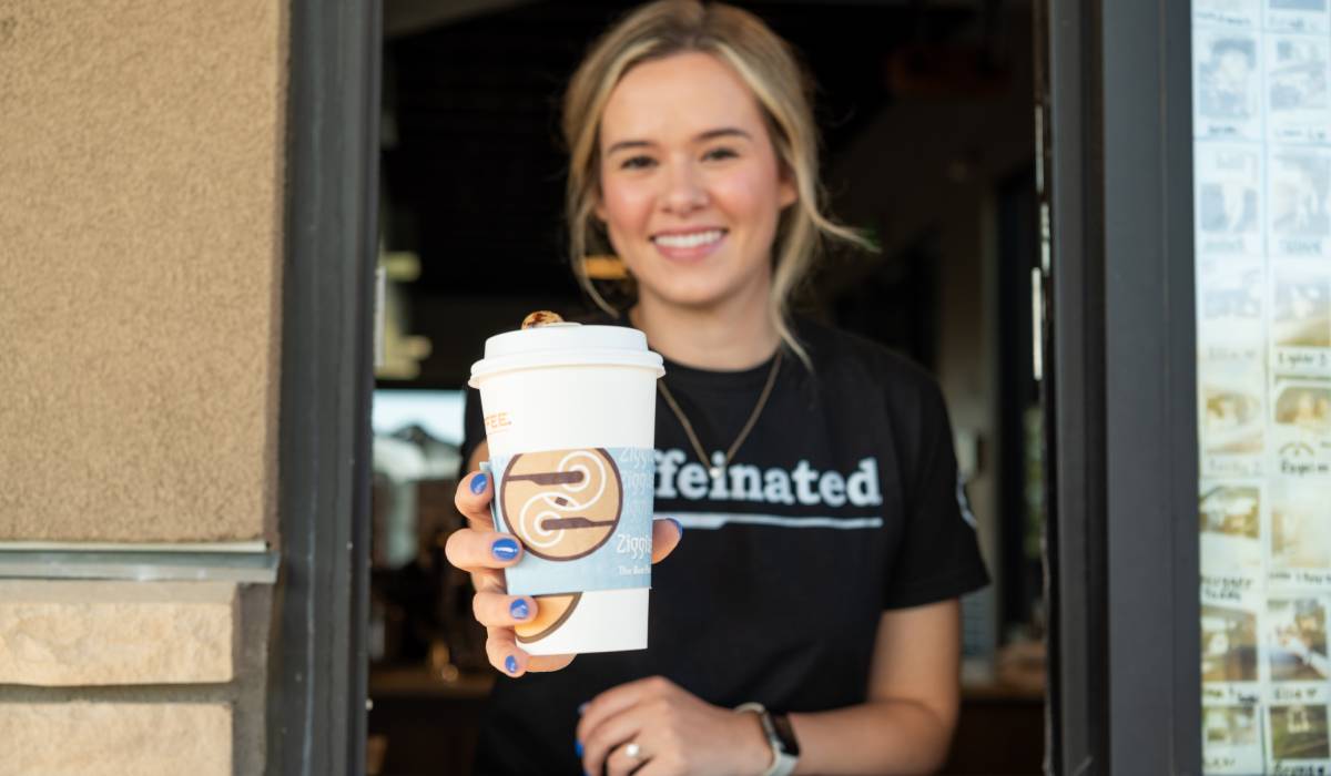 Ziggi's Coffee barista.